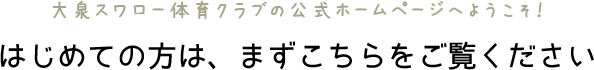 はじめての方は、まずこちらをご覧ください